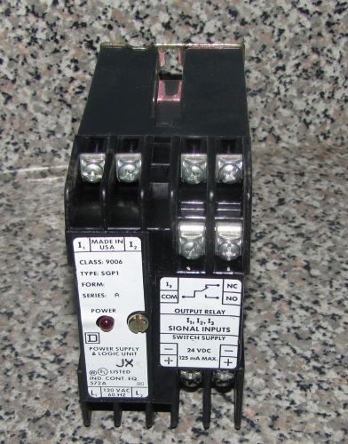 Square d  class 9006 type  sgp1  power supply &amp;  logic unit for sale
