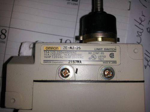 OMRON ZE-NJ-2S NEW IN BOX LIMIT SWITCH #B39