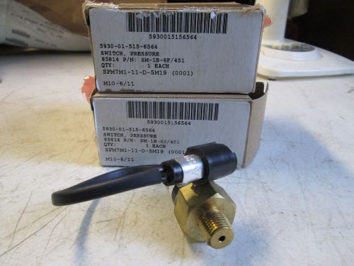 Nason sm-1b-6f/451 switch, pressure qty 4 t25806 for sale