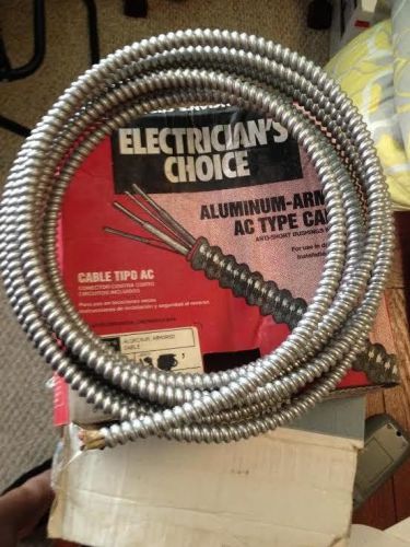 Electricians choice 14/3 aluminum armored cable 18&#039; box for sale