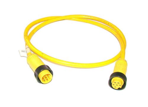 YELLOW IFM EJECTOR MOLDED CORDSET CABLE MODEL W91091