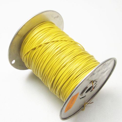 850&#039; ft 18 awg tffn awn style 1316 yellow lead wire 7/30 stranded pvc for sale