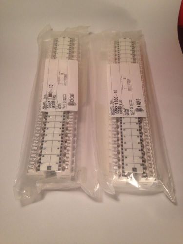2 New ADC Krone 6652 1 880-10 50 Pair Disconnect Punchdown Block With Label