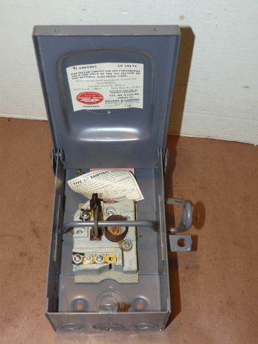 NOS Square D Enclosed Safety Switch D 97211-RO Series A2 30A/125V INV8880