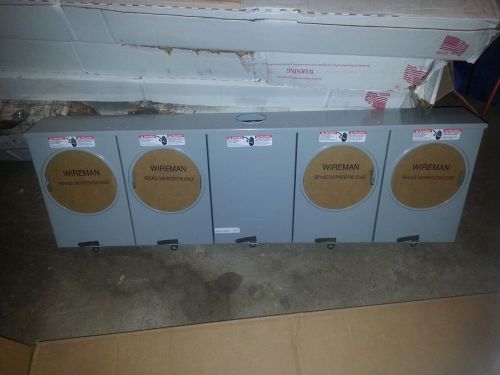 180 amp main lug  - 100 amp load each - 4 gang meter socket seimens ua4311-0pza for sale