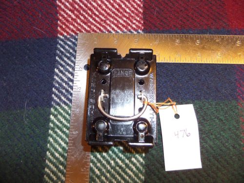Wadsworth 60 amp range  vintage fuse pull out lid ((#476)) for sale