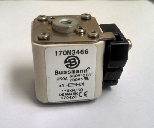Bussmann 170m3466 660v-700v 250a 1*bkn/50 typower zilox fuse 970428 - new for sale