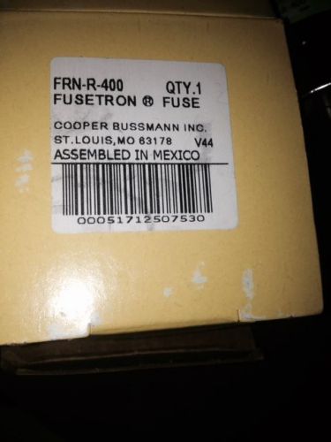 FRN-R-400  COOPER BUSSMAN FUSES TIME DELAYED 400A 250V   LOT OF 6 NEW