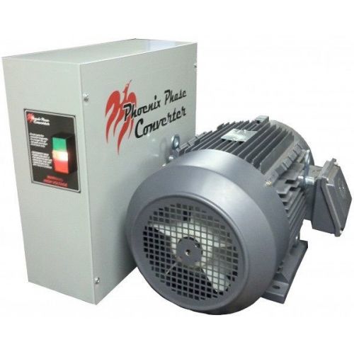 25 HP Rotary Phase Converter with DIGITAL Control and Starter