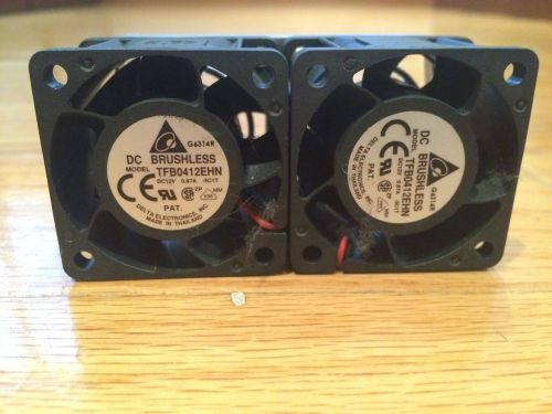 Dual tfb0412ehn delta dc 12v 0.87a 3-pin 40x40x28mm fan assembly for sale