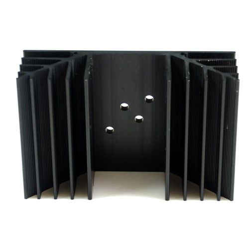 Ss631 to-3 holes x1 aluminum black heatsink heat sink audio amplifier for sale