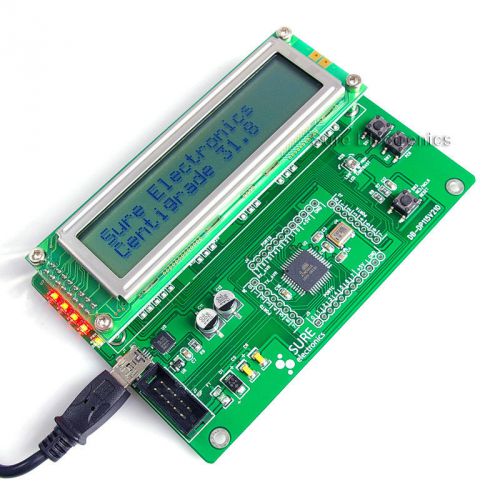 AVR ATMEGA16 Dem2 Demo Development Board LCD &amp; USB