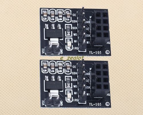 2PCS 5V/3.3V Wireless Module Pinboard for NRF24L01+ Robot Prefect