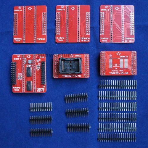 TSOP 32/40/48 complete standard Adapter set for TL866 programmer no soldering