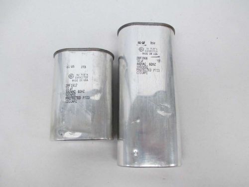 LOT 2 GENERAL ELECTRIC GE ASSORTED 28F1906 28F1917 10UF CAPACITOR D374077