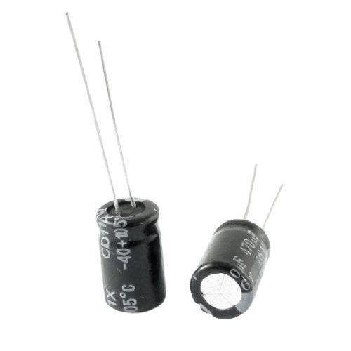 2015 10 x 16v 470uf aluminum electrolytic capacitor 8x12mm for sale