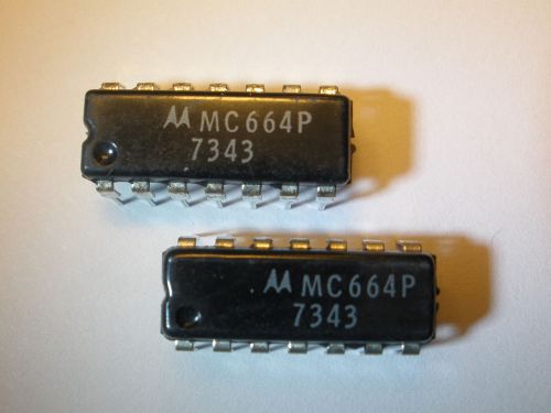 MOTOROLA MC664P IC 14 PIN DIP PACKAGE