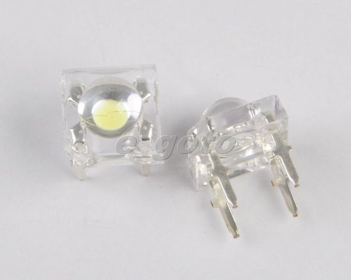 1pc piranha led white 5mm f5 round head light emitting diode good for sale