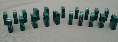 Mp32 daito fuse 3.2a amp 125 vac dark green (lot of 20) for sale