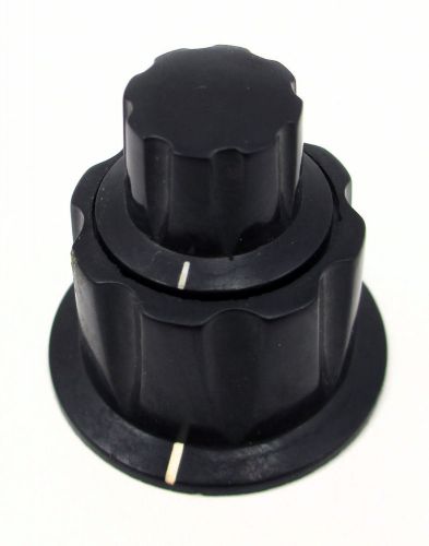 Black dakaware dual stacked pointer control knob daka-ware fine tuning for sale