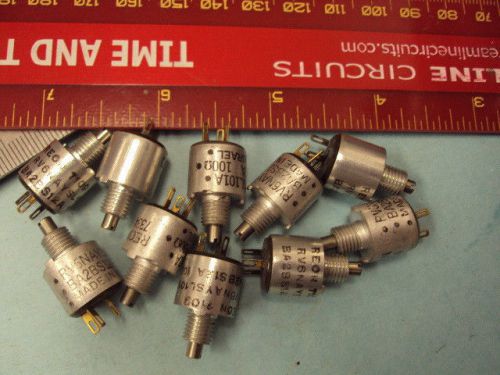 19S  10-Qty LOT RV6NAYSL101A   100-OHM  Potentiometers Variable