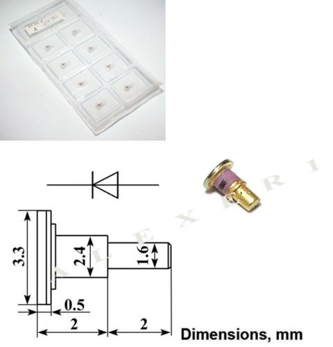 1x  3a723a military gaas gunn oscillator diode 8.15...12.42ghz for sale