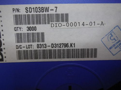 3000 pcs diodes sd103bw-7 for sale