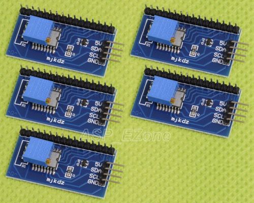 5pcs IIC/I2C/TWI/SPI Serial Interface Board Module For Arduino 1602 LCD