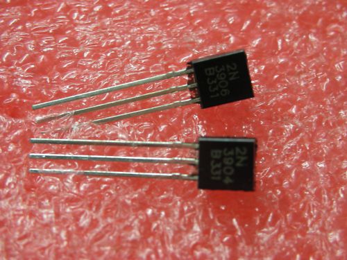 1000pair,2N3904 &amp; 2N3906 NPN Transistor TO-92 NEW(@29)