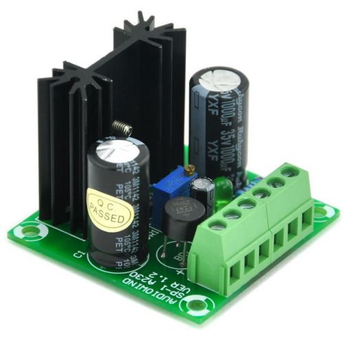 1.5 to 29V DC Adjustable Voltage Regulator Module Board, Based on LM317SKU163001