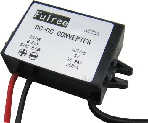 8-50V to 5V USB Female Output DC buck converter Power supply Voltage Regulator