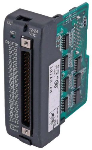 Automation direct d2-32td1 32-point 12-24vdc sinking output module industrial for sale
