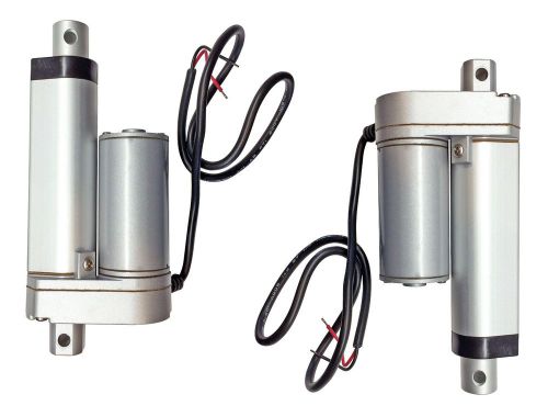 2&#034; stroke 110 lbs max lift 12 volt dc linear actuator - set of 2 for sale