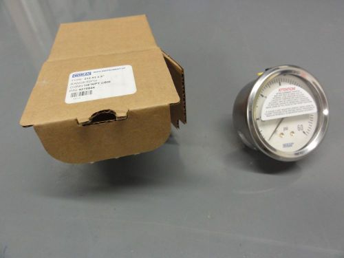 Wika gauges # 4270844 0-60 PSI stainless steel 1/4&#034; NPT CBM (12 gauges)