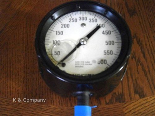 Ashcroft duragauge calibrated pressure gauge aisi 316 tube/socket 0-600 psi for sale
