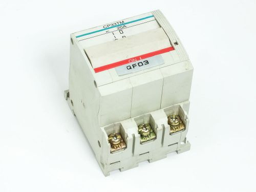 Fuji electric circuit protector / breaker 3 amp 3-pole cp33t-m003 cp33tm/3 for sale