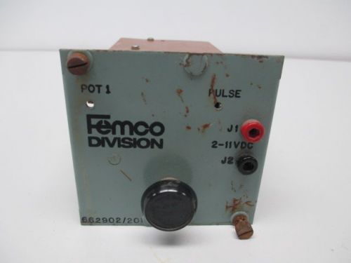 FEMCO 662902/201 POWER SUPPLY 2-11V-DC D253804