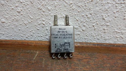 9 New Coil Relay 26.5 V.DC., 675 Ohms, 2 Amp Phil-Trol Vintage Stock Lot