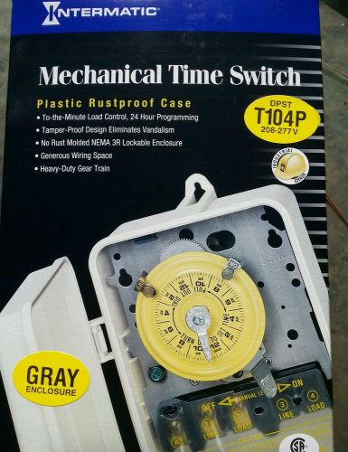 Intermatic t104p timer,24 hour,dpst for sale