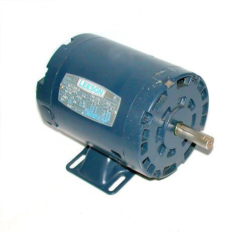 New leeson 1/4 hp 3 phase ac motor model c4t17dh1b for sale