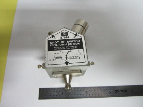 Hp spdt switch dc-18 ghz rf microwave frequency hewlett packard bin#g8-22 for sale