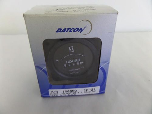 Datcon Hourmeter 873 Heavy Duty Black P/N 100690