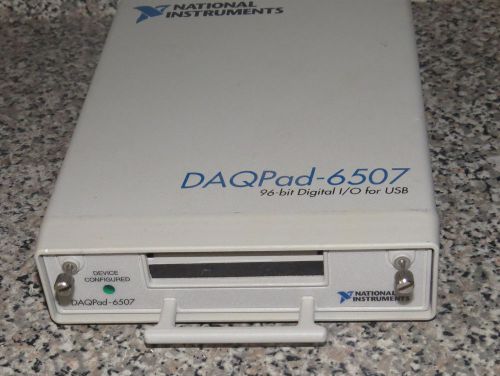 NATIONAL INSTRUMENTS NI DAQPad-6507 96BIT DIGITAL I/O FOR USB