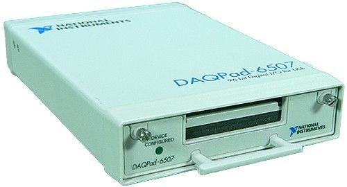 National Instruments DAQPad-6507 P/N 1843750-01, 96-bit Digital I/O for USB