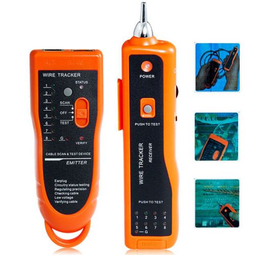 Network LAN Cable Tester Line Telephone BNC Finder RJ11 RJ45 Wire Tracer Tracker