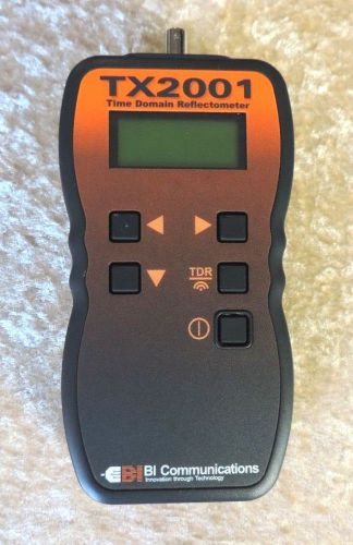 Bi communications tx2001 graphical tdr cable fault locator~ new w/pouch for sale