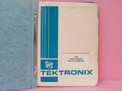 Tektronix 1502 TDR Instruction Manual w/schematics (9/75)