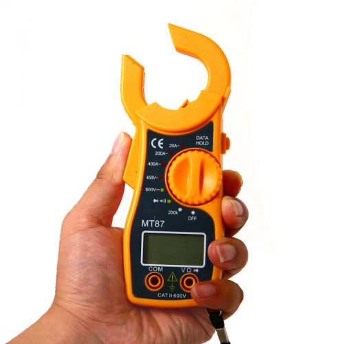 Portable ac dc voltage lcd digital clamp electronic tester meter multimet nout9c for sale