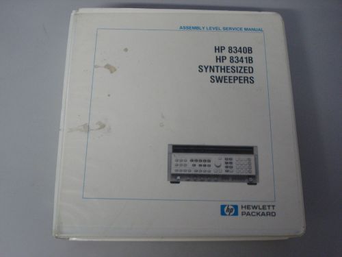 HP 8340B 8341B SWEEPERS ASSEMBLY LEVEL SERVICE MANUAL