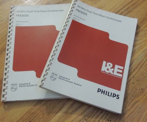 Philips PM3055 Oscilloscope Service Manual Original